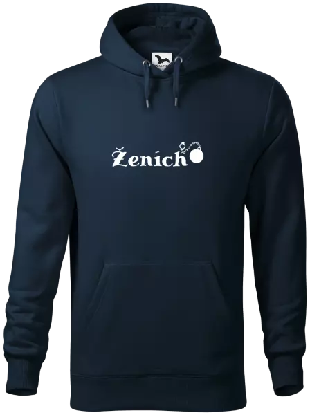 Pánska mikina Ženích s gulou 