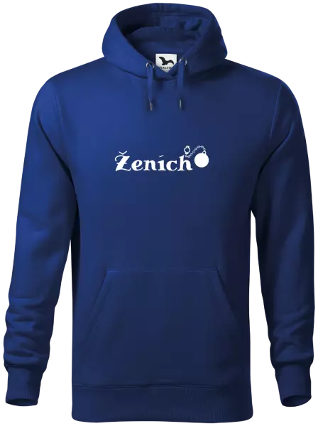 Pánska mikina Ženích s gulou 