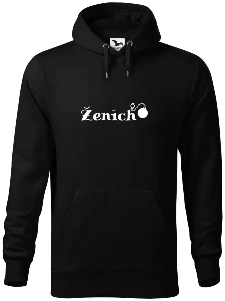 Pánska mikina Ženích s gulou 