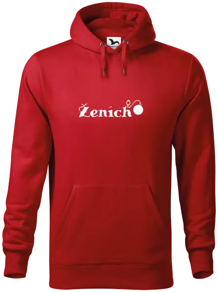 Pánska mikina Ženích s gulou 