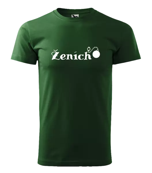 Pánske tričko Ženích s gulou 