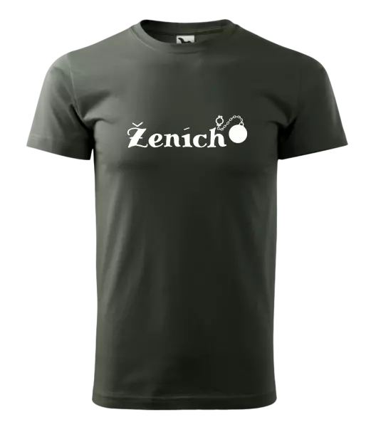 Pánske tričko Ženích s gulou 