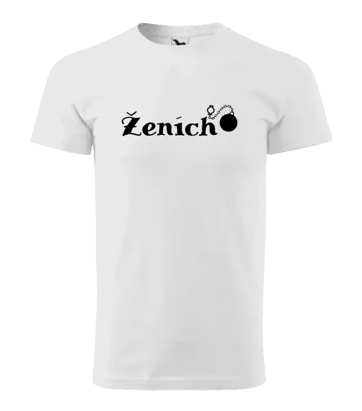 Pánske tričko Ženích s gulou 