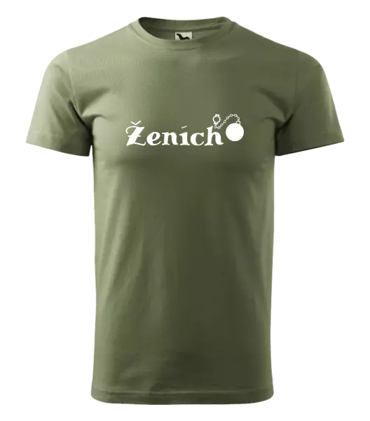 Pánske tričko Ženích s gulou 