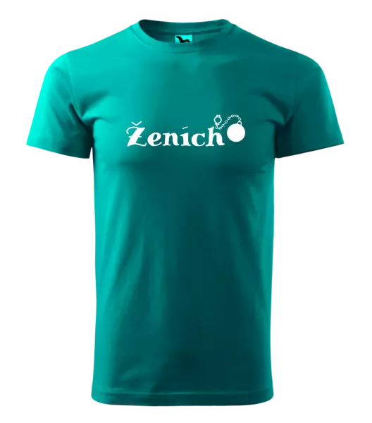 Pánske tričko Ženích s gulou 