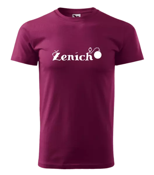 Pánske tričko Ženích s gulou 