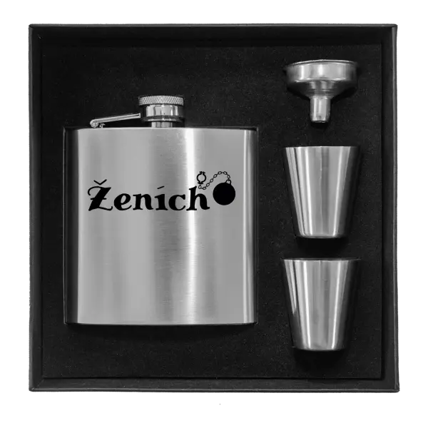 Ploskačka v krabičke Ženích s gulou 