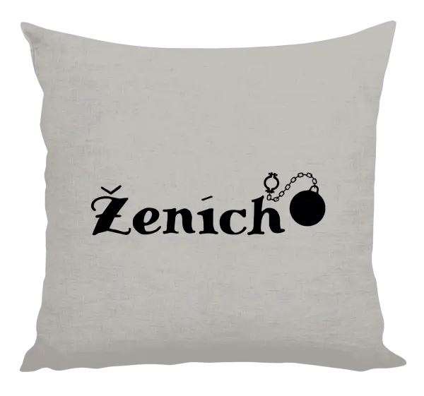 Vankúš Ženích s gulou 