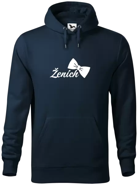 Pánska mikina Ženích s motýlikom