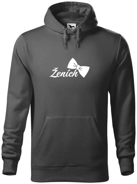 Pánska mikina Ženích s motýlikom