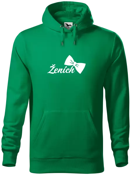 Pánska mikina Ženích s motýlikom