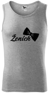 Pánske tielko Ženích s motýlikom