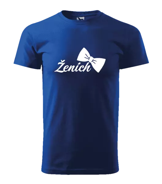 Pánske tričko Ženích s motýlikom