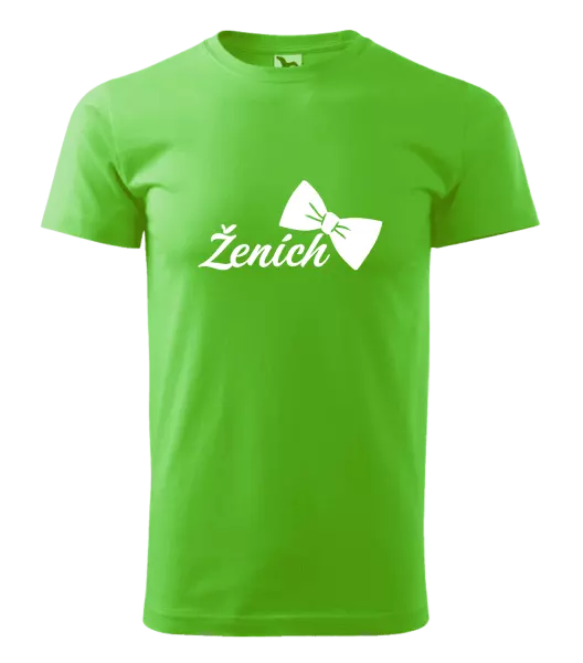 Pánske tričko Ženích s motýlikom