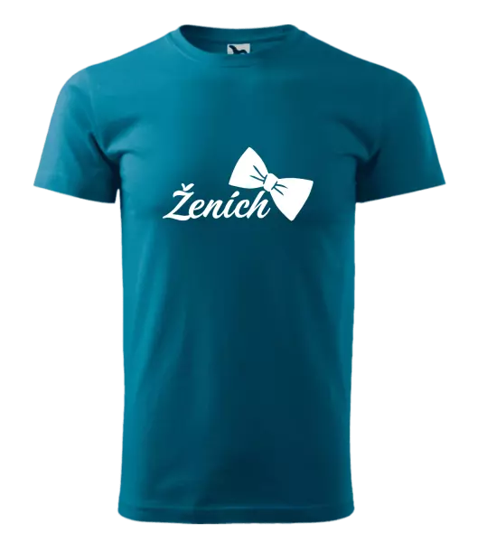 Pánske tričko Ženích s motýlikom