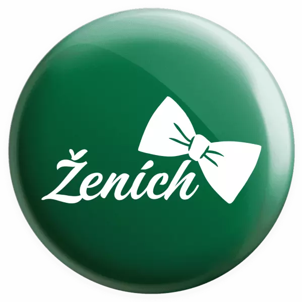 Placka Ženích s motýlikom