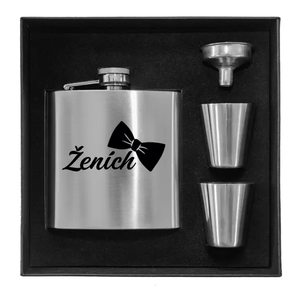 Ploskačka v krabičke Ženích s motýlikom