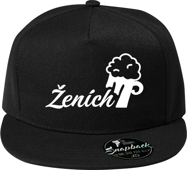 Snapback šiltovka Ženích s pivom