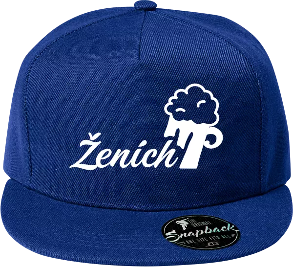 Snapback šiltovka Ženích s pivom
