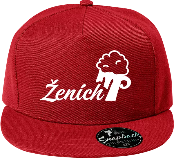 Snapback šiltovka Ženích s pivom