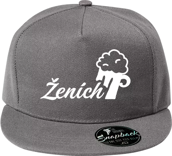 Snapback šiltovka Ženích s pivom