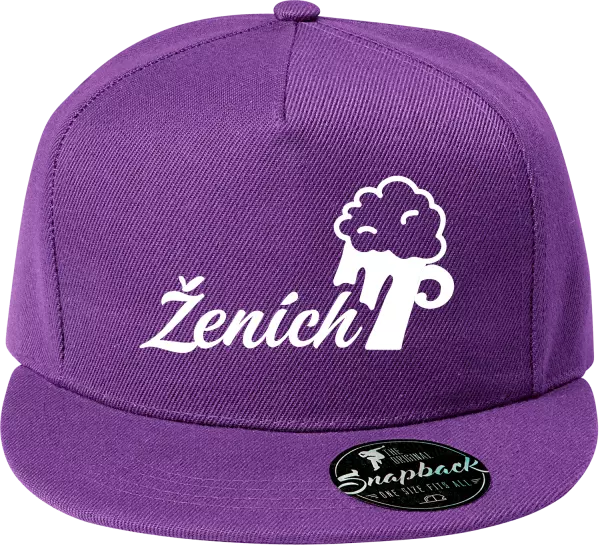 Snapback šiltovka Ženích s pivom