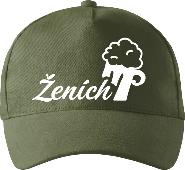 Šiltovka Ženích s pivom