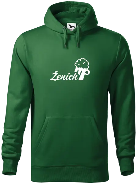 Pánska mikina Ženích s pivom