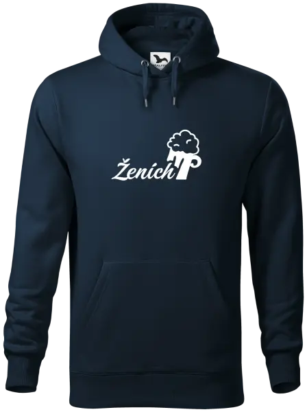 Pánska mikina Ženích s pivom