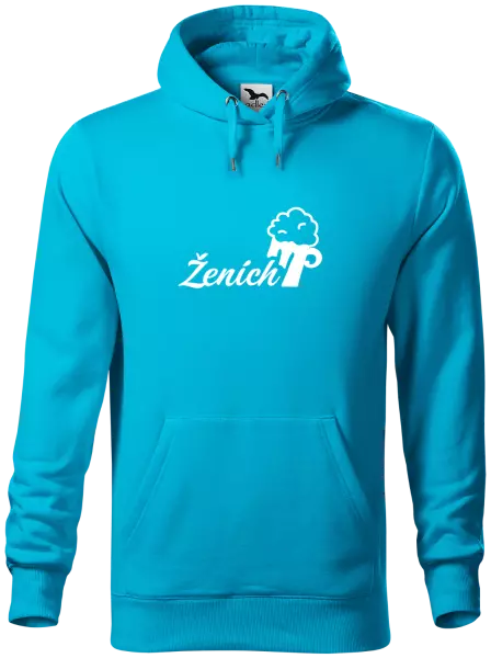 Pánska mikina Ženích s pivom