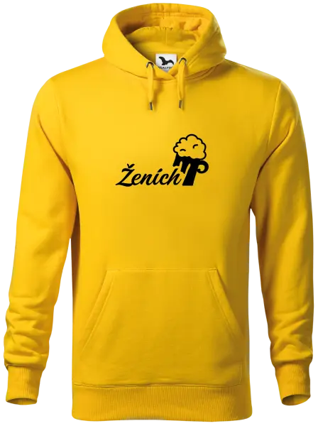 Pánska mikina Ženích s pivom