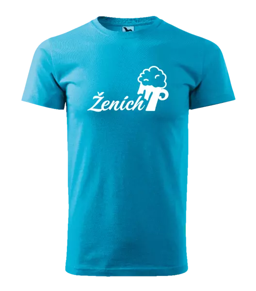 Pánske tričko Ženích s pivom