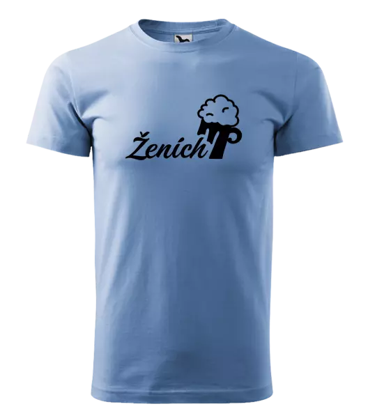 Pánske tričko Ženích s pivom