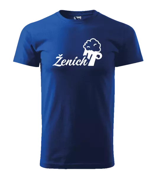 Pánske tričko Ženích s pivom