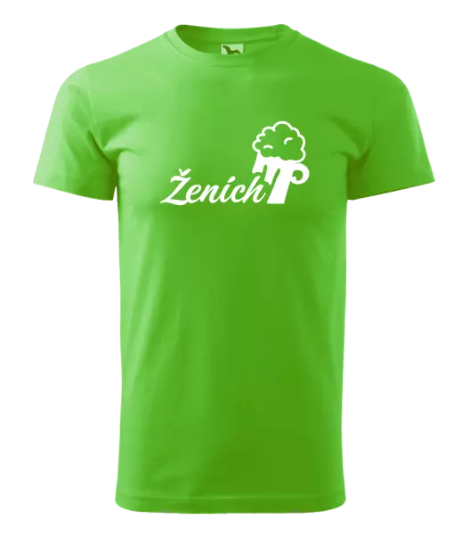Pánske tričko Ženích s pivom