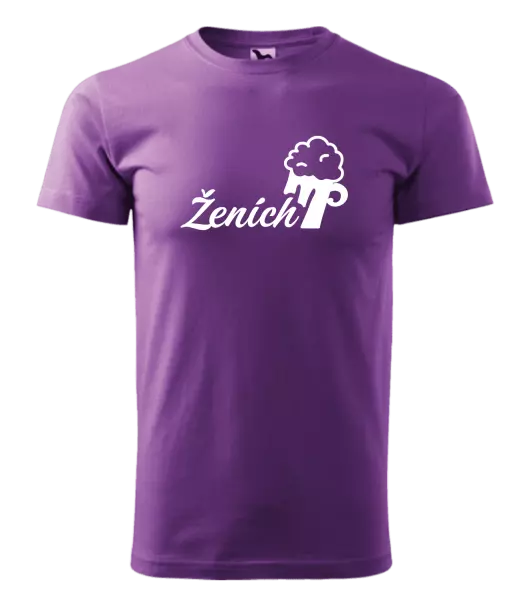 Pánske tričko Ženích s pivom