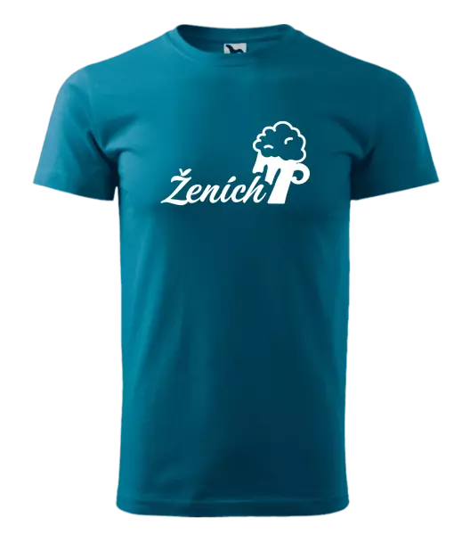 Pánske tričko Ženích s pivom