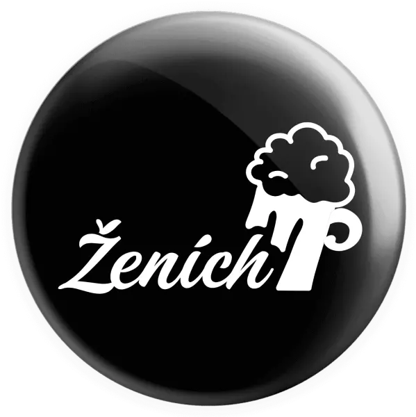 Placka Ženích s pivom