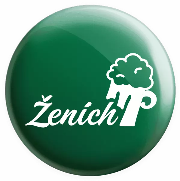 Placka Ženích s pivom