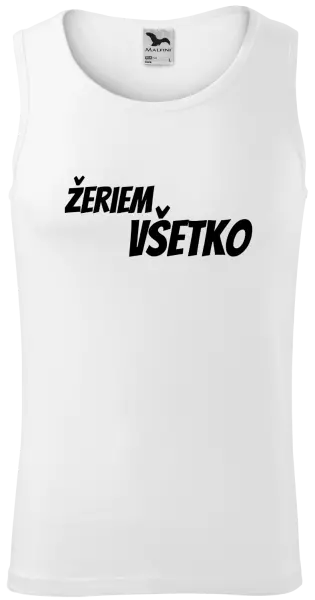 Pánske tielko Žeriem všetko