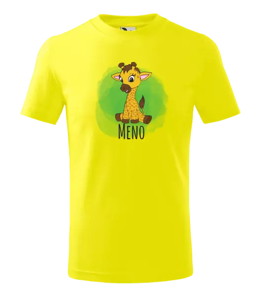 Detské tričko Žirafa