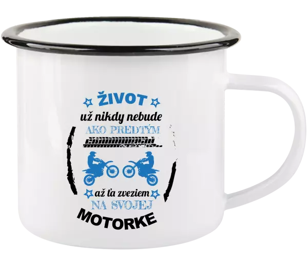 Plecháčik Život už nikdy nebude ako predtým, až ťa zveziem na svojej motorke