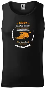 Pánske tielko Život už nebude ako predtým, až ťa zveziem svojím kombajnom,