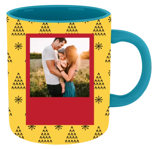  Žlté pozadie so stromčekmi