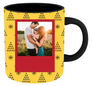  Žlté pozadie so stromčekmi