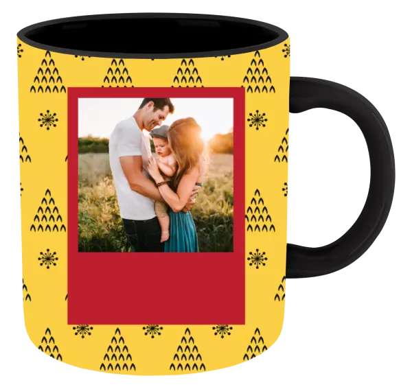  Žlté pozadie so stromčekmi