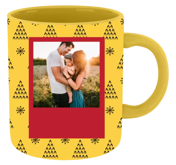  Žlté pozadie so stromčekmi