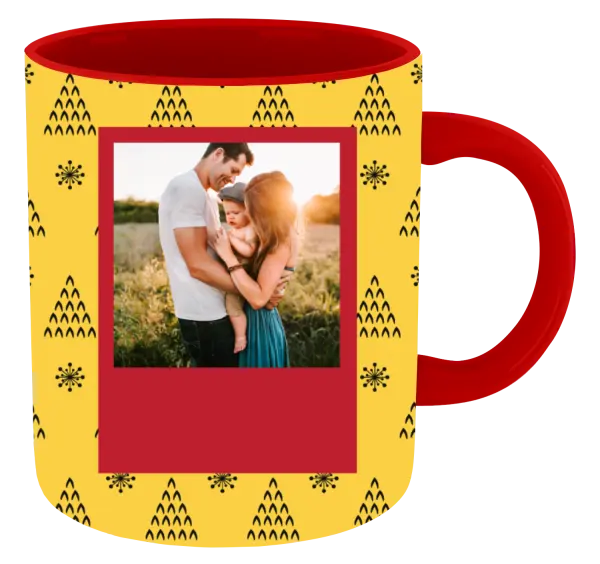  Žlté pozadie so stromčekmi