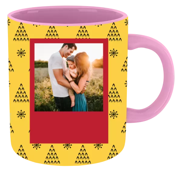  Žlté pozadie so stromčekmi