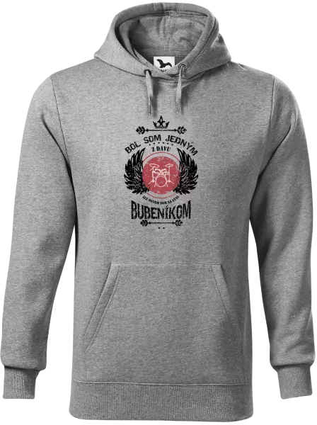 Pánska mikina Bol som jedným z davu, ale potom som sa stal bubeníkom